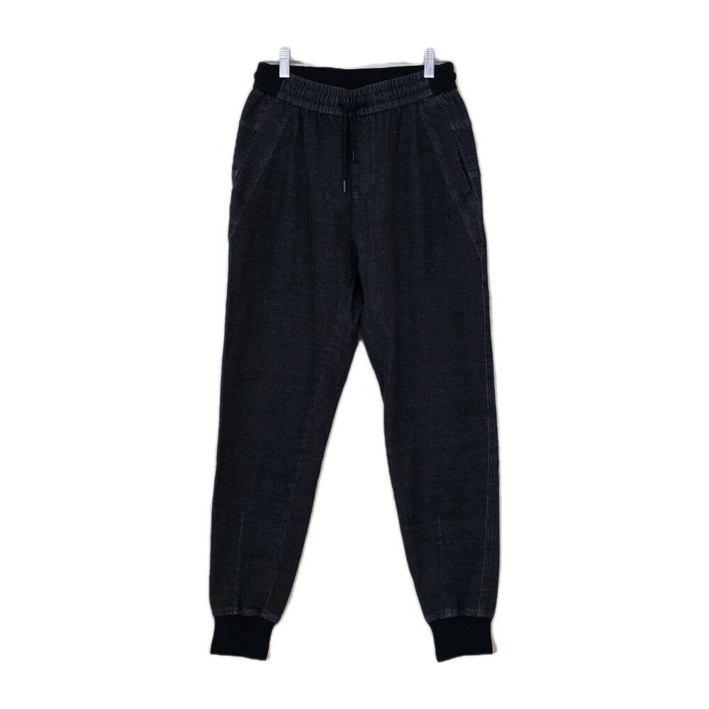 YSTRDYS TMRRW Streetwear Jogger Pants Mens M Black YT-E3352 Japan Made Grunge